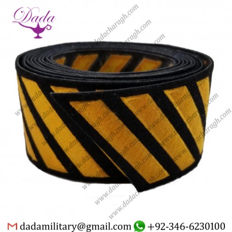 Uniform Service Hash Marks - Summer Gold on Black Felt Backing