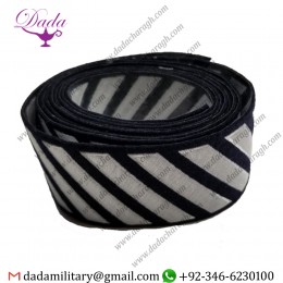 Uniform Service Hash Marks - White on Midnight Navy Felt Backing