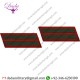 USMC MARINE CORPS SERVICE STRIPE SET OF 7 GREEN EMBROIDERED ON RED