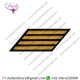 USN NAVY FEMALE HASHMARKS SEAWORTHY GOLD EMBROIDERED ON SERG SET OF 5