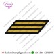USN NAVY FEMALE HASHMARKS GOLD LACE ON BLUE SERGE SET OF 4