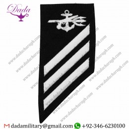 U.S. NAVY E-2,E-3 COMBO RATE BADGE SPECIAL WARFARE OPERATOR (SO) ON DRESS BLUE