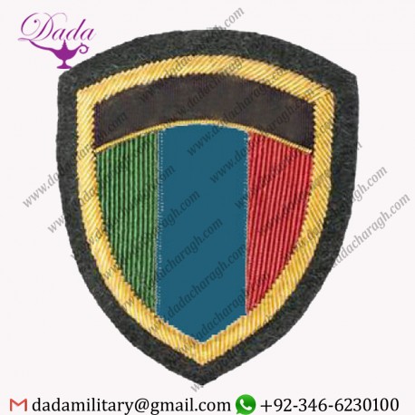 ITALIAN SHIELD EMBROIDERY BADGE
