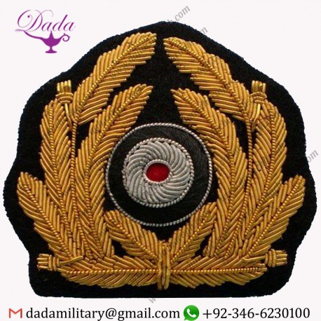 WWII GERMAN KRIEGSMARINE VISOR CAP BADGE