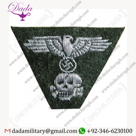 SS M43 TRAPEZOID OFFICERS FIELD GREY