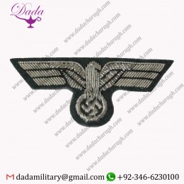 GERMAN HAND EMBROIDERED WING BADGE
