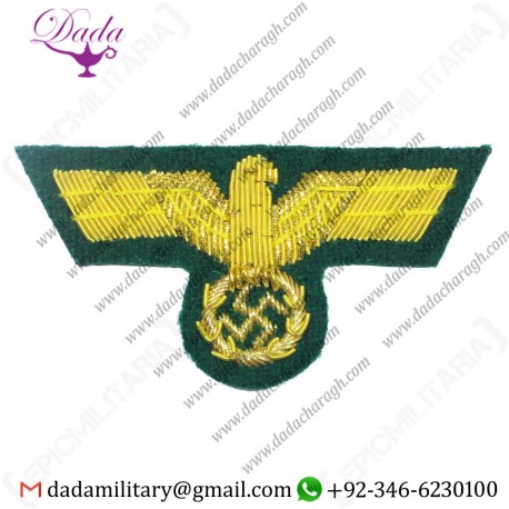 GERMAN ARMY GENERAL BULLION CAP EAGLE WING