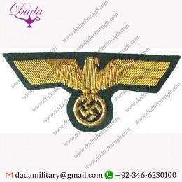 SS OFFICERS CAP EAGLE - GOLD WING