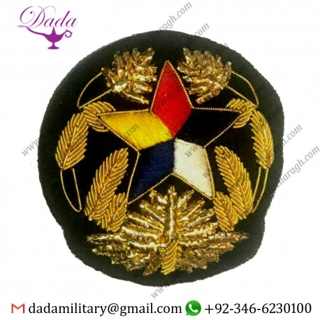 WW2 CHINA NORTHERN ARMY DRESS HAT EMBLEM CAP INSIGNIA HAT BADGE