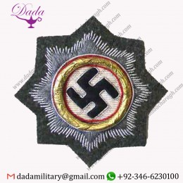 GERMAN CROSS IN GOLD EMBROIDERY BADGE