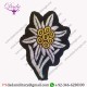GERMAN ARMY WWII EDELWEISS HAT BADGE PATCH EMBROIDERED