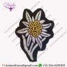 GERMAN ARMY WWII EDELWEISS HAT BADGE PATCH EMBROIDERED