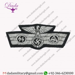 WW2 GERMAN SS AND SA BULLION PILOT EAGLE