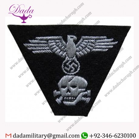 WW2 REPRO WAFFEN SS TRAPEZOID INSIGNIA FOR OFFICERSEMBROIDERY BADGE