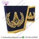 Masonic Gauntlets Cuffs - Embroidered - Navy Blue