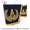 Masonic Gauntlets Cuffs - Embroidered - Navy Blue
