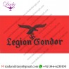 WITH QUEEN ELIZABETH'S CROWN. EMBROIDERED ARM-BAND OR BR