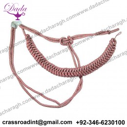 Army Aiguillette White and red cord twisted Military army airforce navy officer uniform ceremonial silk thread supplier