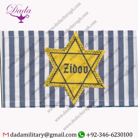 YUGOSLAVIAN ZIDOV STAR ARMBAND WWII GERMANY