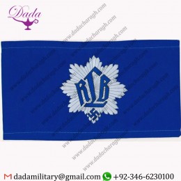 WWII GERMAN RLB ARMBAND REICHSLUFTSCHUTZBUND (BLUE)