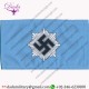 WWII GERMAN RLB SWASTIKA PRINTED ARMBAND REICHSLUFTSCHUTZBUND LIGHT BLUE