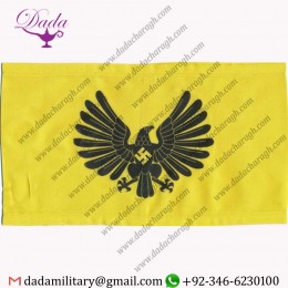 BDM YELLOW ARMBAND BUND DEUTSCHER MADEL WWII GERMAN