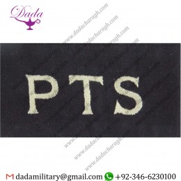 PTS ARMBAND NAVY NURSE PRELIMINARY TRAINING SCHOOL WHITE ON NAVY BLUE EMBROIDERED ARM-BAND OR BRASSARD