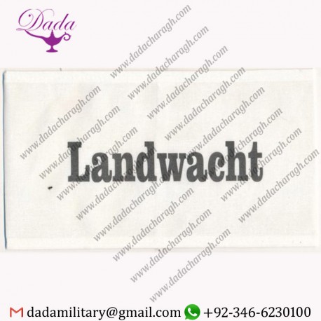 LANDWACHT ARMBAND WWII GERMAN POLICE