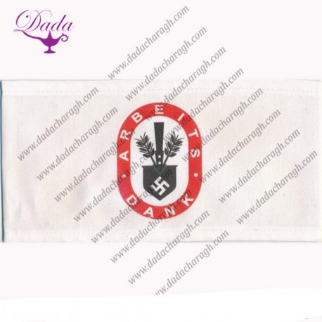 ARBEITS DANK REICHSARBEITSDIENST RAD WWII GERMAN ARMBAND