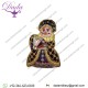 Custom badge embroide Cartoon Indian silk badges brooch decorative pins simple brooch