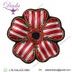 Floral Pins Hand-Embroidered Red Flower Corsage Brooches Lapel Badges Suit Party Wedding Jewelry Accessories